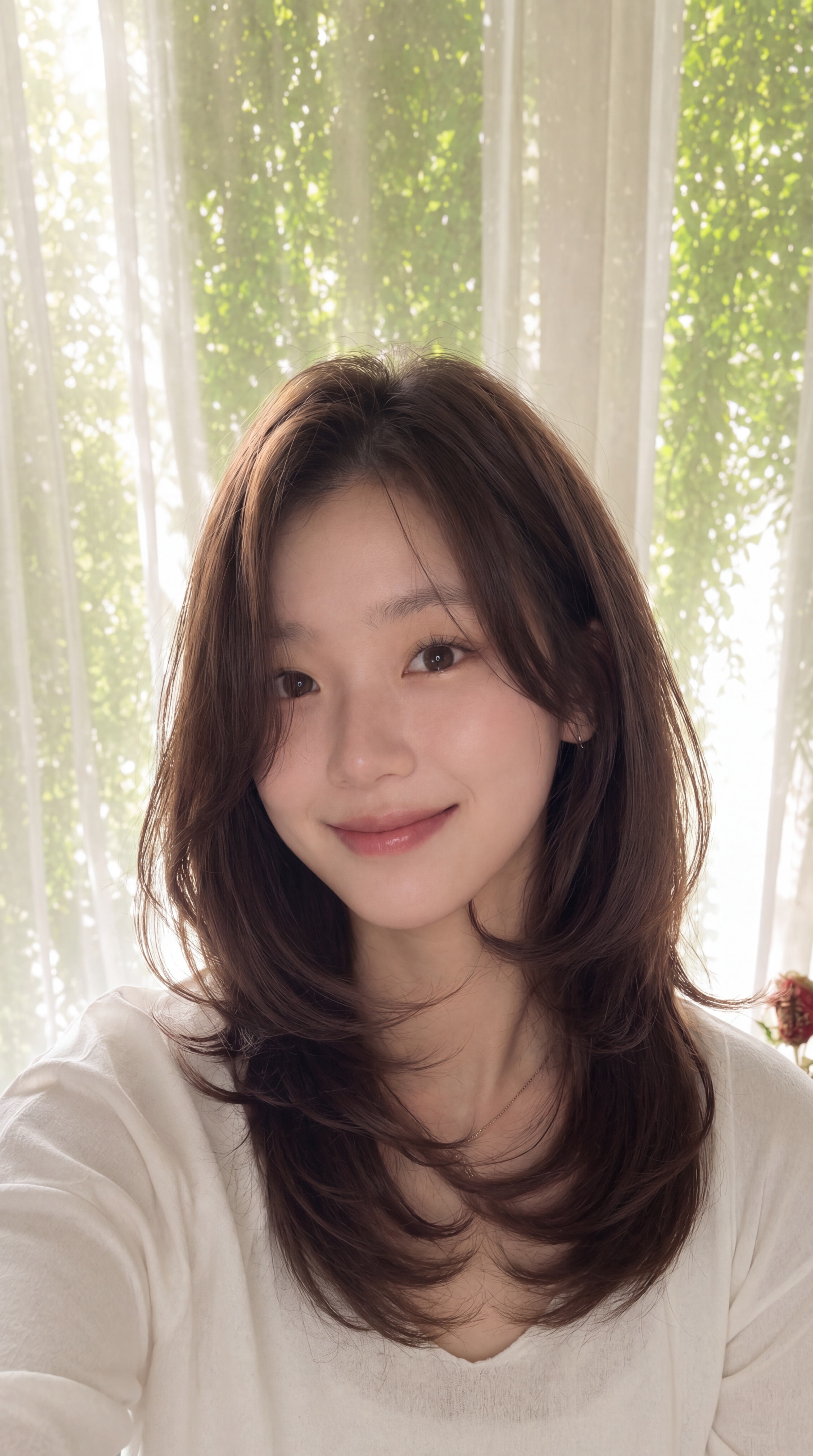 광교 레이어드컷 위스퍼그로브 긴머리 하이레이어드컷 스타일