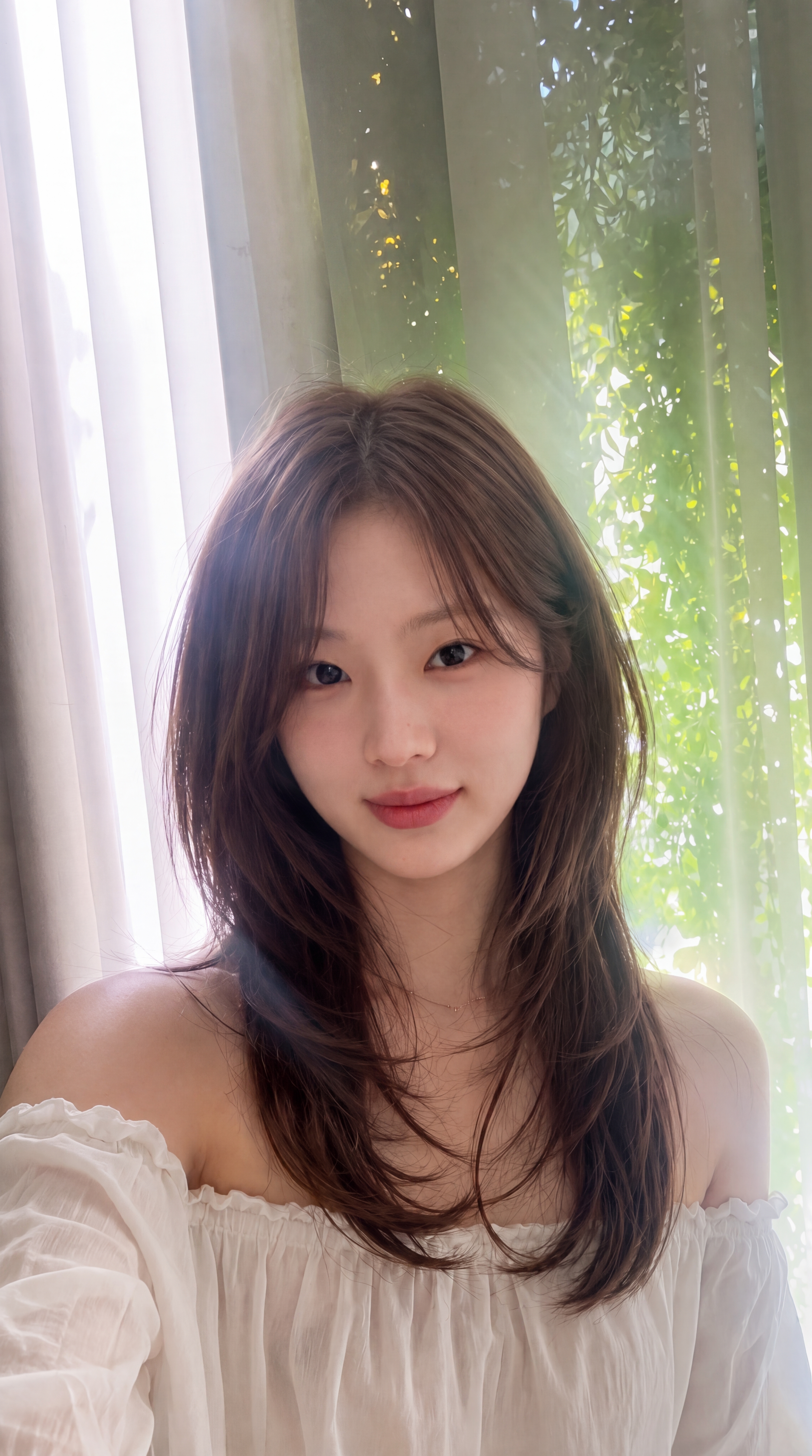 광교미용실 위스퍼그로브 긴머리 레이어드컷 C컬 스타일