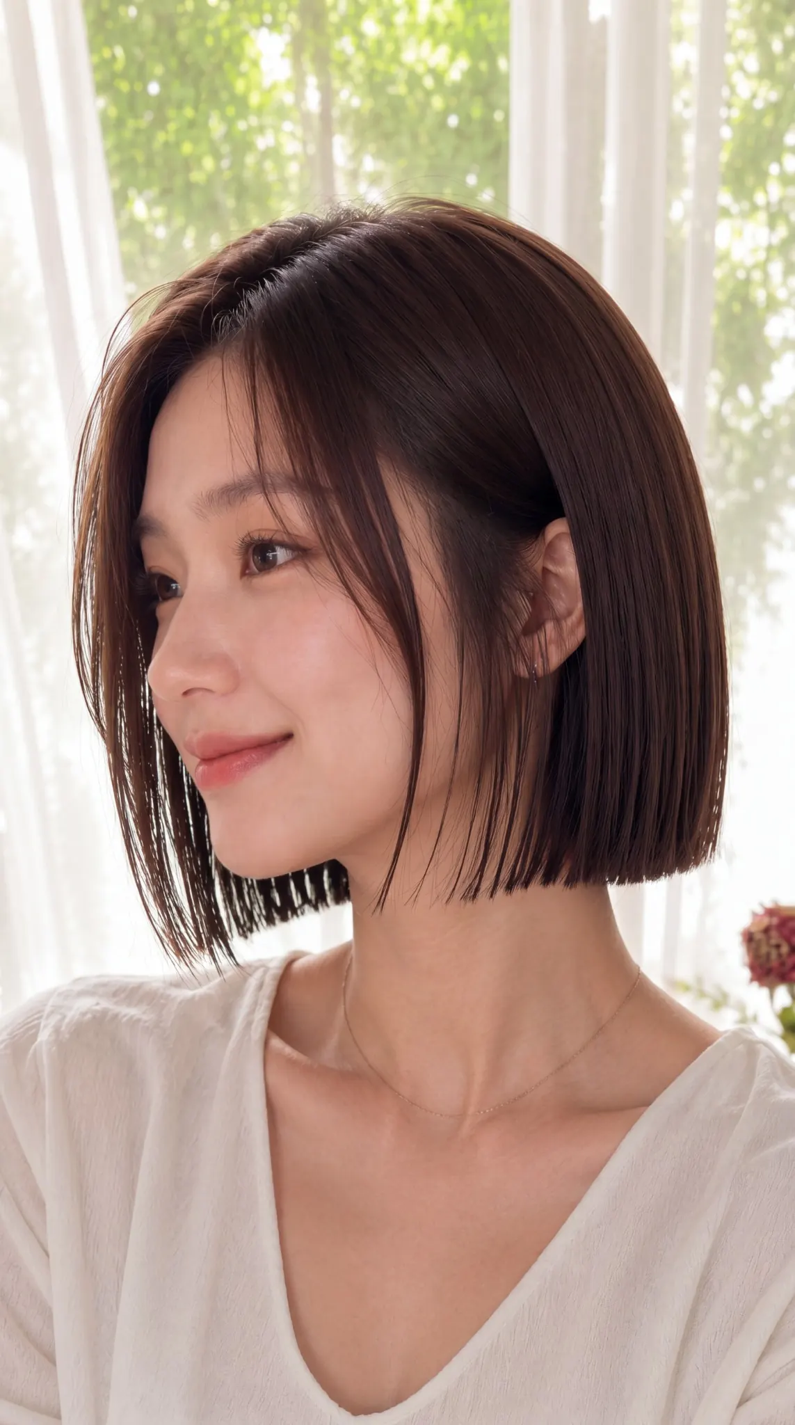광교 단발 볼륨매직 위스퍼그로브 C컬펌 스타일